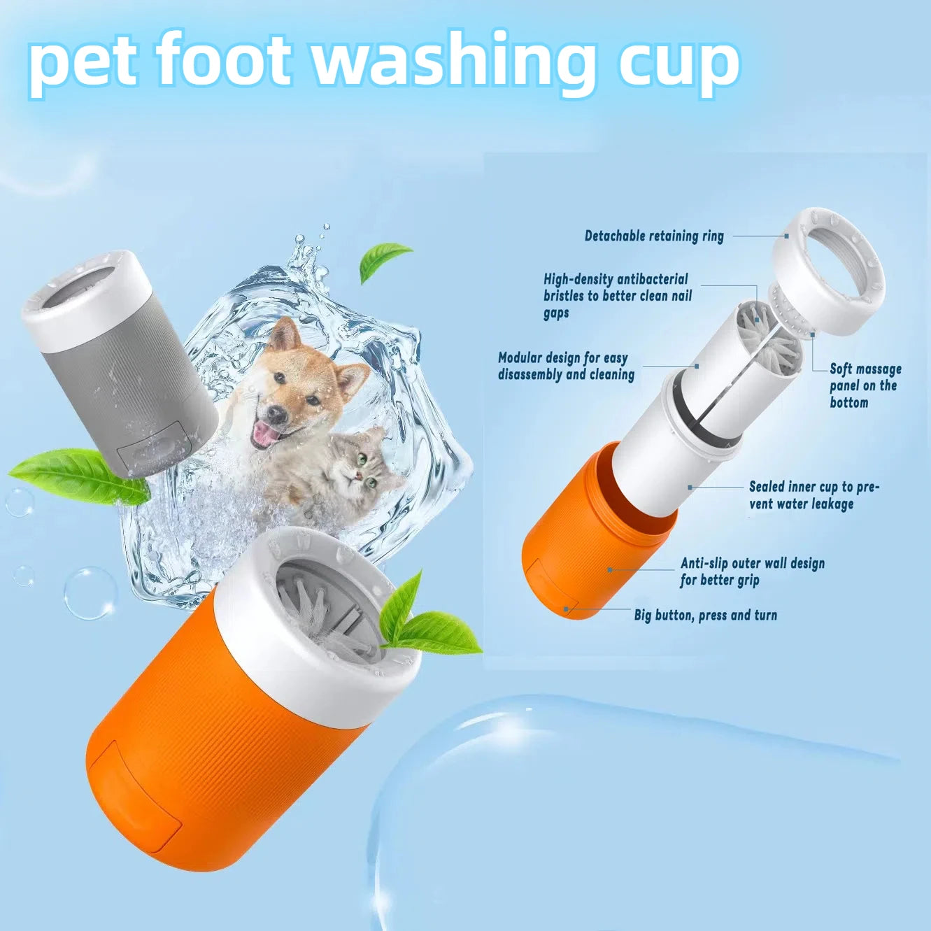 PawEase™ Smart Paw Washer