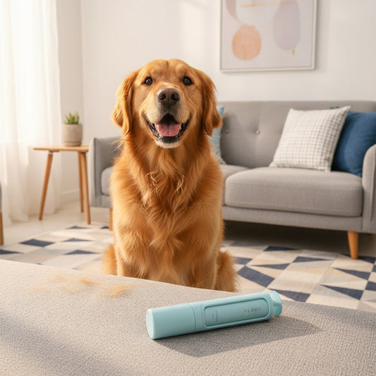 PawEase™ Premium 2-in-1 Self-Cleaning Dog Hair Remover – Reusable & Portable for Clothes, Furniture, and Bedding
